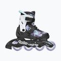 Children's inline skates Rollerblade Microblade SL Jr black/lavender/light blue 2