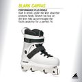 Men's inline skates Rollerblade Blank Canvas white 7