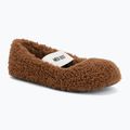 Women's Moon Boot Shearling Ballerina Flats cognac