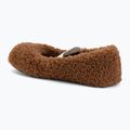 Women's Moon Boot Shearling Ballerina Flats cognac 3