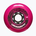 Roller skate wheels Rollerblade Hydrogen Spectre 80MM/85A 4 pcs. dark fuchsia