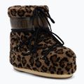 Women's snow boots Moon Boot Icon Low Fleece Leopard cognac/cocoa