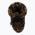 Women's snow boots Moon Boot Icon Low Fleece Leopard cognac/cocoa 5