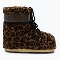 Women's snow boots Moon Boot Icon Low Fleece Leopard cognac/cocoa