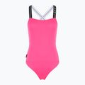 EA7 Emporio Armani Logo Tape One Piece swimsuit neon pink