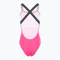 EA7 Emporio Armani Logo Tape One Piece swimsuit neon pink 2