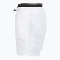 Men's EA7 Emporio Armani Logo Tape Boxer Swim Shorts white 3
