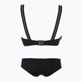 Women's two-piece swimsuit EA7 Emporio Armani Logo Tape Bikini Top black 2