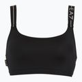 Women's two-piece swimsuit EA7 Emporio Armani Logo Tape Bikini Top black 3