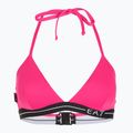 Women's two-piece swimsuit EA7 Emporio Armani Logo Tape Bikini Triangle neon pink 3