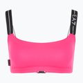 Women's two-piece swimsuit EA7 Emporio Armani Logo Tape Bikini Top neon pink 3