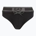 Men's EA7 Emporio Armani Logo Tape Brief swim briefs black