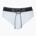Men's EA7 Emporio Armani Logo Tape Swim Brief white