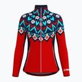 Women's trekking sweatshirt Crazy Wonder Magic norway red wool