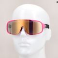 Bicycle goggles POC Aspire pink/uranium black translucent/clarity road gold 6