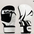 Overlord Sparring MMA grappling gloves natural leather white 101003-W/M 8