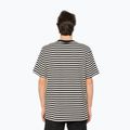 Men's T-shirt Kaotiko M/C Rayas Corazon black 2