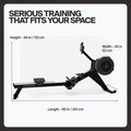 Air rowing machine Centr Perform Series Centr black 5