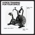 Air bike Centr Air Bike Perform Series Centr x Hyrox black 8