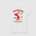 Men's Kaotiko Washed Bella Ciao white T-shirt 2