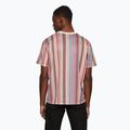 Men's T-shirt Kaotiko Luken Stripes brown 2