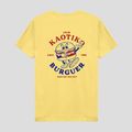 Men's Kaotiko Washed Burguer yellow t-shirt 2