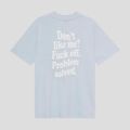 Men's T-shirt Kaotiko Don't Like Me baby blue 2