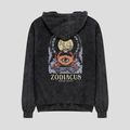 Men's sweatshirt Kaotiko Washed Zodiacus black 4