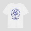 Men's T-shirt Kaotiko Washed Suara Ramen white / blue 2