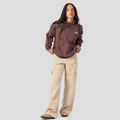 Women's sweatshirt Kaotiko Your Opinion brown 2