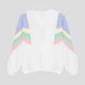 Women's sweatshirt Kaotiko Ginger blanco / grape / amarillo 4
