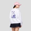 Women's sweatshirt Kaotiko Loving Bear white 2