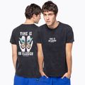 Men's T-shirt Kaotiko M / C Washed Illusion black 2