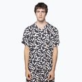 Men's shirt Kaotiko Geo Abstract black / ivory