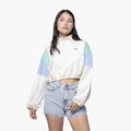 Women's sweatshirt Kaotiko Anette ivory / sea green / niagara