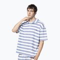 Men's polo shirt Kaotiko Towel Stripe blue / white
