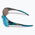 Tifosi Sledge Lite Clarion crystal smoke/clarion blue/ac red/clear cycling glasses 5