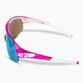 Tifosi Sledge Lite Clarion crystal pink/clarion blue/ac red/clear cycling glasses 5