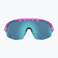 Tifosi Sledge Lite Clarion crystal pink/clarion blue/ac red/clear cycling glasses 8