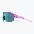 Tifosi Sledge Lite Clarion crystal pink/clarion blue/ac red/clear cycling glasses 9