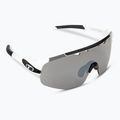 Tifosi Sledge Lite matte white/smoke/ac red/clear cycling glasses 2