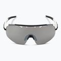 Tifosi Sledge Lite matte white/smoke/ac red/clear cycling glasses 4