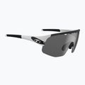 Tifosi Sledge Lite matte white/smoke/ac red/clear cycling glasses 6