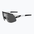 Tifosi Sledge Lite matte white/smoke/ac red/clear cycling glasses 7