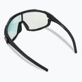 Tifosi Sledge Fototec matte black/clarion red photochromic cycling glasses 2