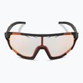 Tifosi Sledge Fototec matte black/clarion red photochromic cycling glasses 3