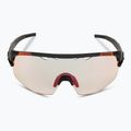 Tifosi Sledge Lite Fototec matte black/clarion red photochromic cycling glasses 3