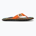 Gumbies Islander orange hibiscus flip flops 2