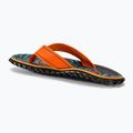 Gumbies Islander orange hibiscus flip flops 3
