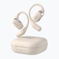 Shokz OpenFit beige wireless headphones 2